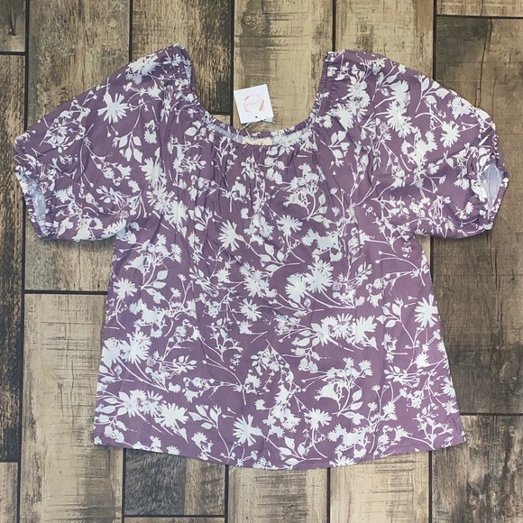 🆕 Listicle Lavender Floral Blouse - Picture 1 of 10